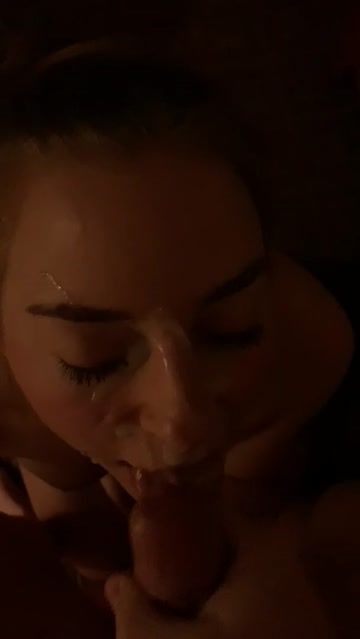 cumshot amateur facial blowjob sex video