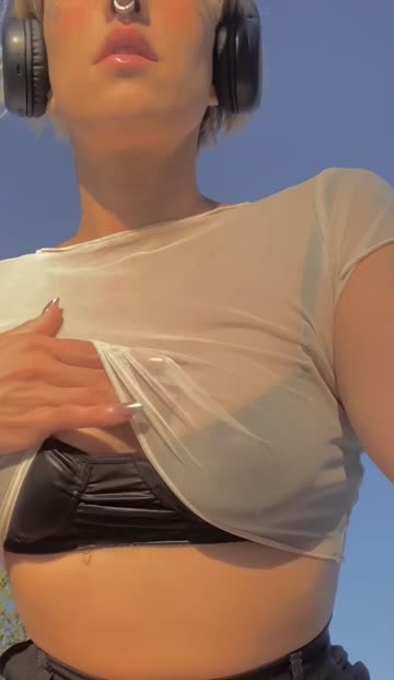 natural tits drooling drool 