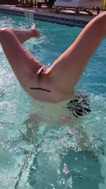 pussy boobs pool bikini hot video