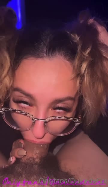 glasses deepthroat blowjob pigtails sex video