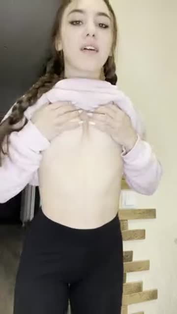 tits pigtails tease nsfw video