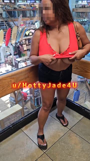 flashing exhibitionism big tits boobs tits nsfw video