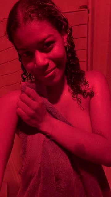 shower cute ebony nsfw video