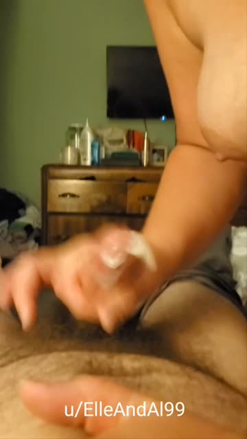 slow motion pov cum post orgasm homemade thick handjob nsfw video
