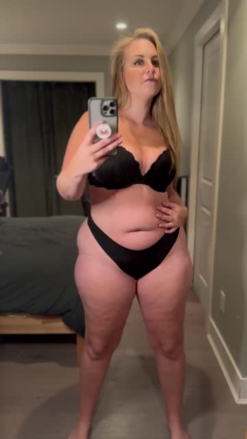 curvy thick thighs pawg lingerie hot video
