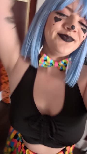 tease clown girl cute cosplay nsfw video