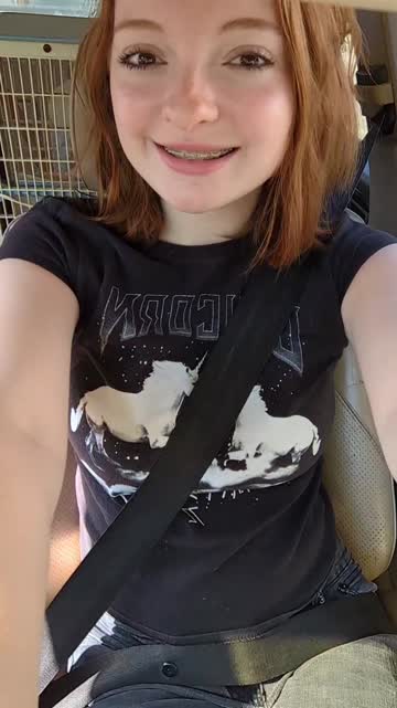 car braces redhead clothed big tits free porn video