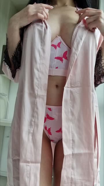 lingerie robe boobs big tits sex video