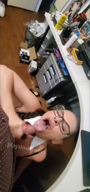 cum swallow cum in mouth secretary handjob free porn video