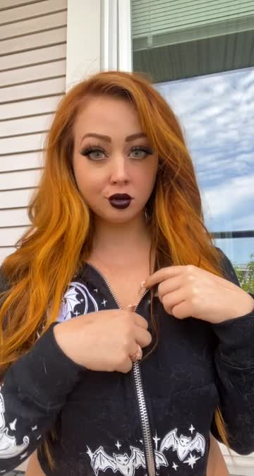 goth flashing amateur sex video