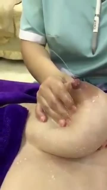 lactating huge tits milking hot video