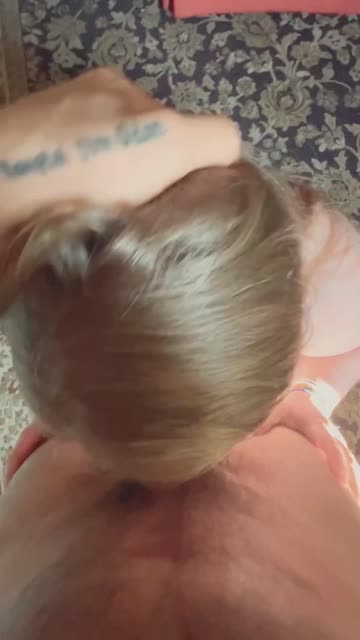 sloppy blowjob blonde sucking spit gagging sex video