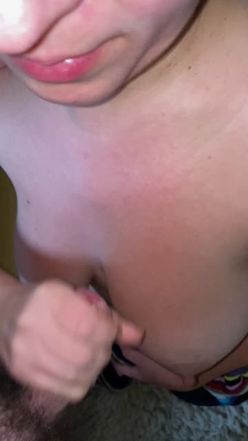 tits handjob nipples cum on tits big nipples free porn video