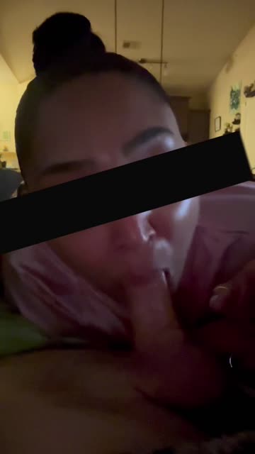 blowjob deepthroat homemade couple cum in mouth interracial pov 