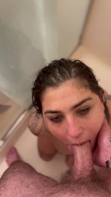 big tits tattooed blowjob deepthroat latina shower amateur nsfw video