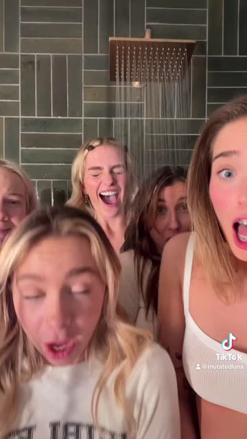 group sex tiktok orgy shower lesbians hot video