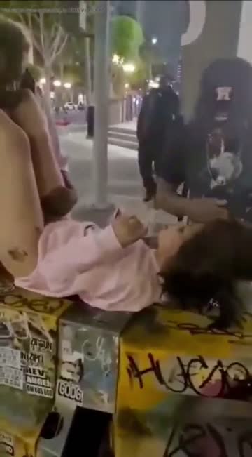 amateur public threesome porn video