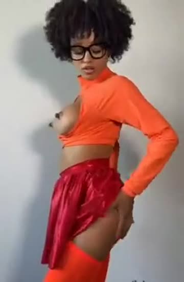 big tits ebony cosplay porn video