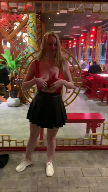 public redhead tits porn video