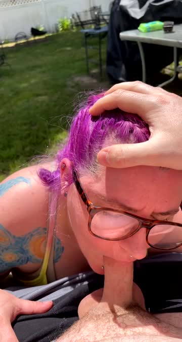 amateur blowjob outdoor 