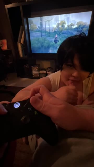 moaning bbw sexy gaming couple blowjob couple post orgasm nsfw video