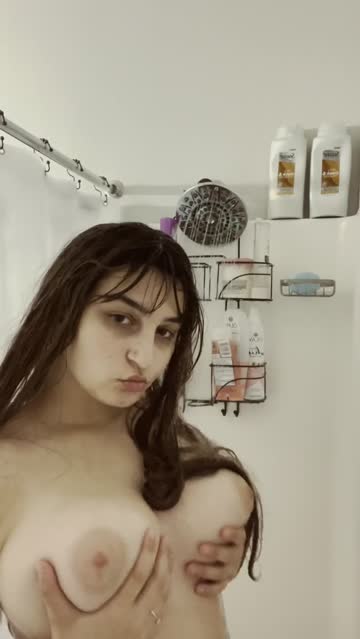 18 years old big tits shower 19 years old fake tits huge tits nsfw video