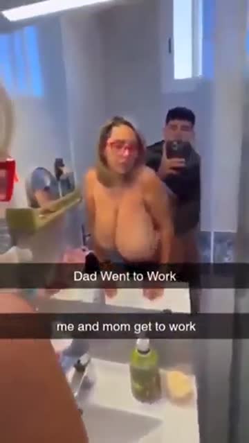 milf step-mom big tits bathroom hot video