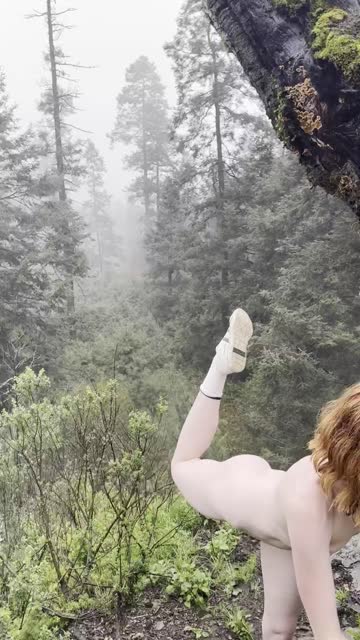 outdoor redhead small tits nsfw video
