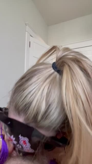 deepthroat blonde blowjob hot video