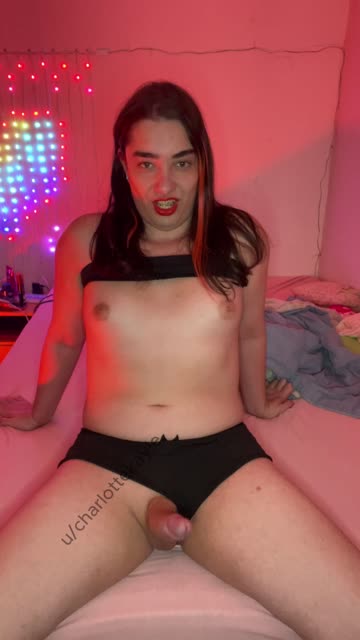 tgirl jerk off manyvids hot video
