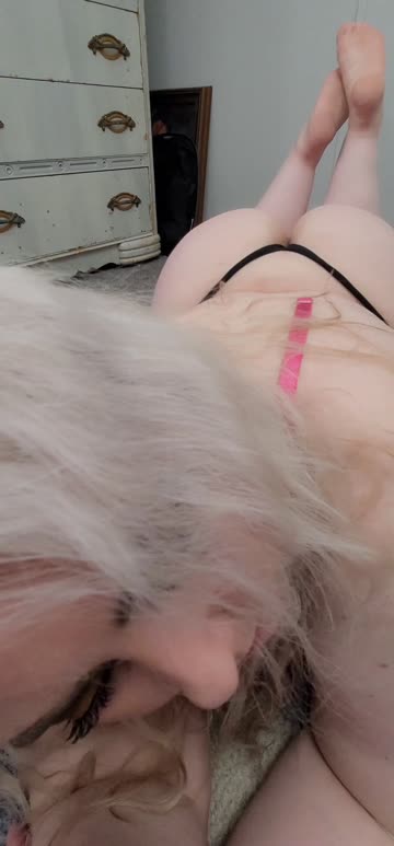 ass bbw blonde thong thick 