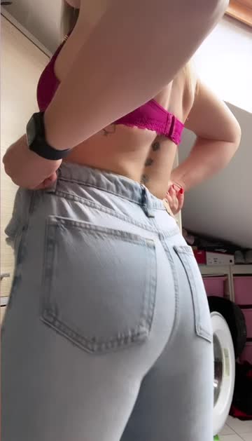 bubble butt ass jeans lingerie booty 