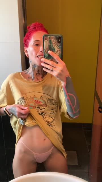 alt red hair panties stomach belly button belly slim sex video