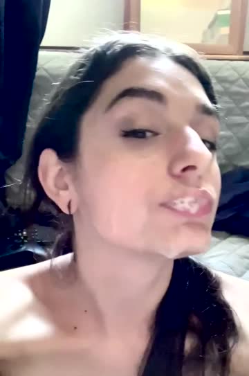 amateur tongue fetish facial cum free porn video