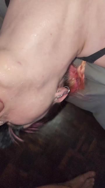 big dick homemade pink hair saliva porn video