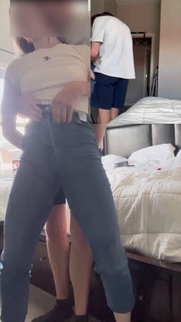 pants tight pussy wedgie 