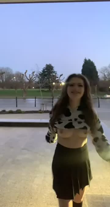 dancing tits outdoor xxx video