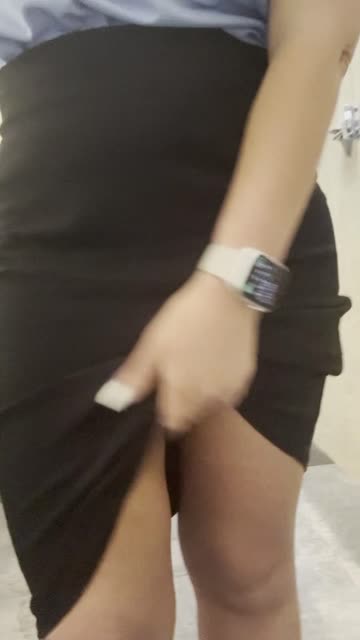 upskirt work office public panties 