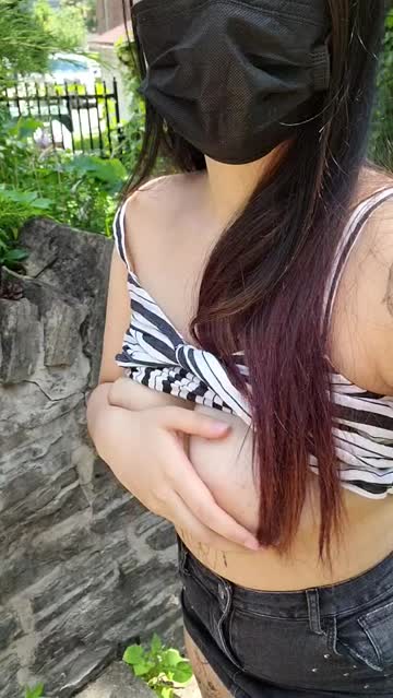 public flashing asian 