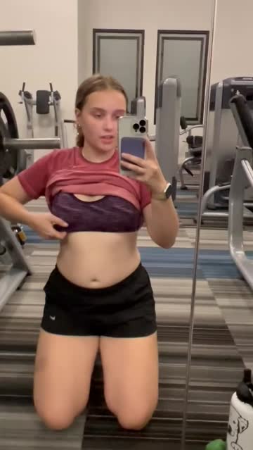 public sweaty sex flashing gym sex video