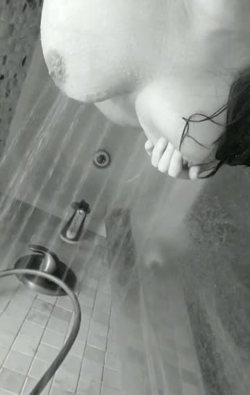 natural tits shower tease hot video