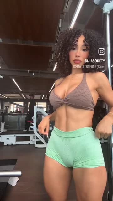fitness cute slimthick hot video