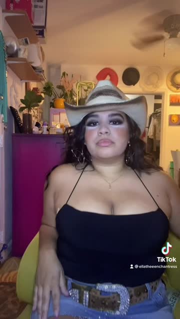 cowgirl saggy tits thick 