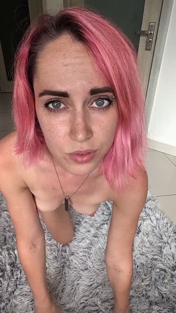 small tits alternative pink hair petite amateur fit punk 