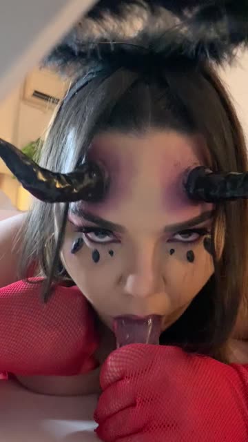 cum sucking dildo sex video