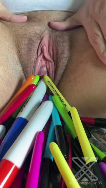 gape stretched pussy spread object insertion nsfw video