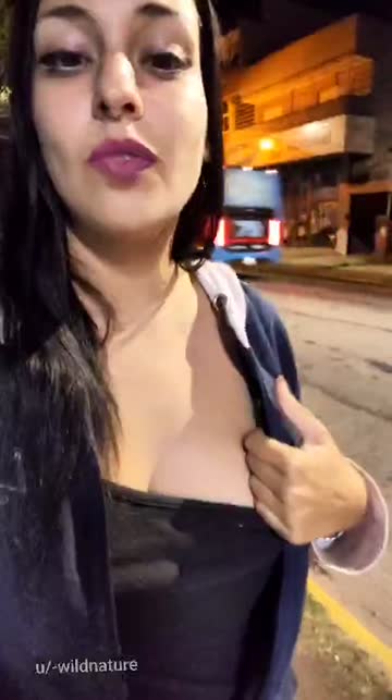 natural tits tits flashing public boobs 