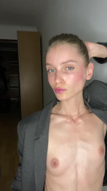 petite blonde tits hot video