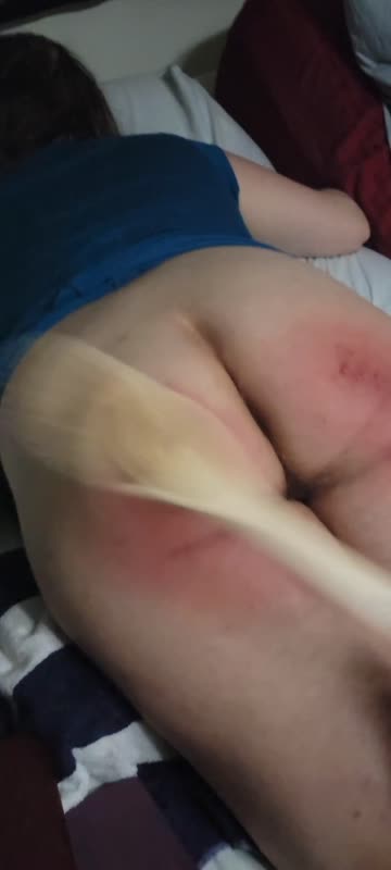 ass submission pain spanking bdsm belt spanking 