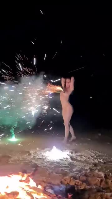 festival babe nude art nsfw video